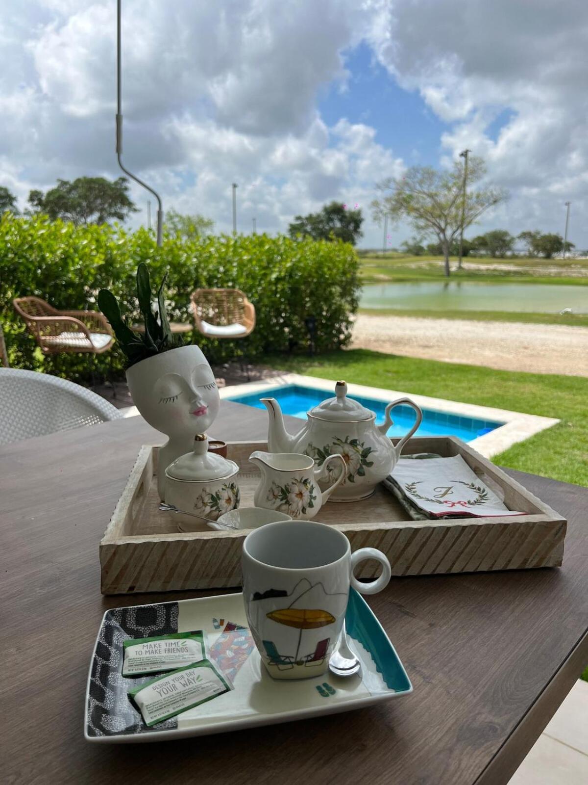 Golf Course View With A Hot Tub Apartamento Punta Cana